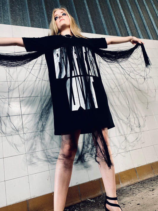 OVERSIZE TEE FRINGE